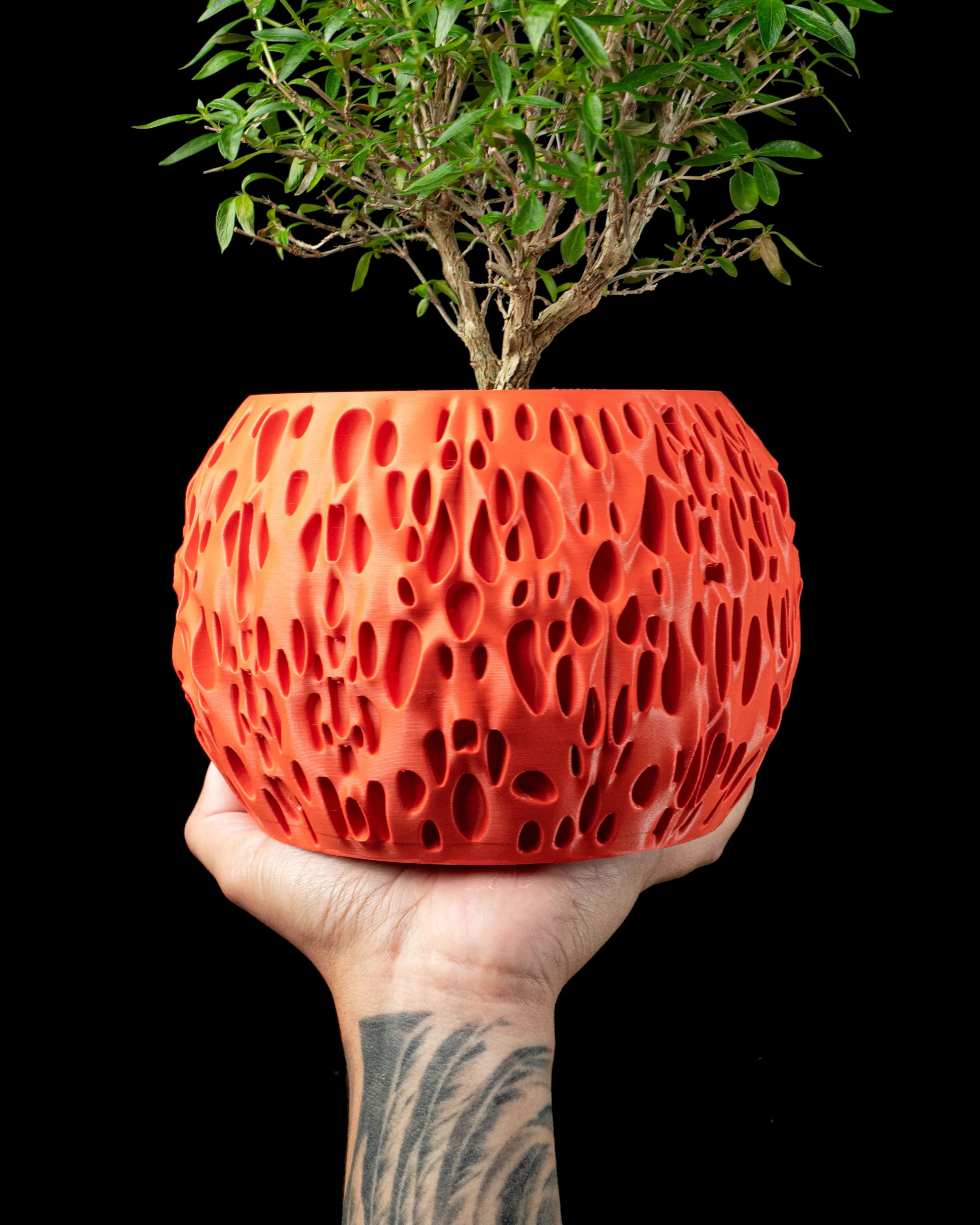 3D tisk, květináč, kytky, truhlík